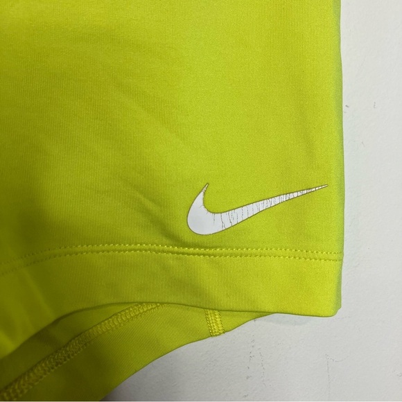 Nike Pro Combat Dri-fit compression shorts yellow pink white womens size medium - Picture 4 of 7